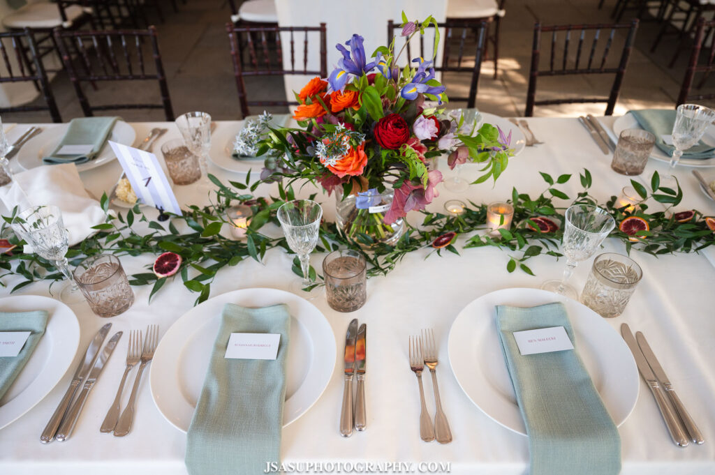 wedding table decorations