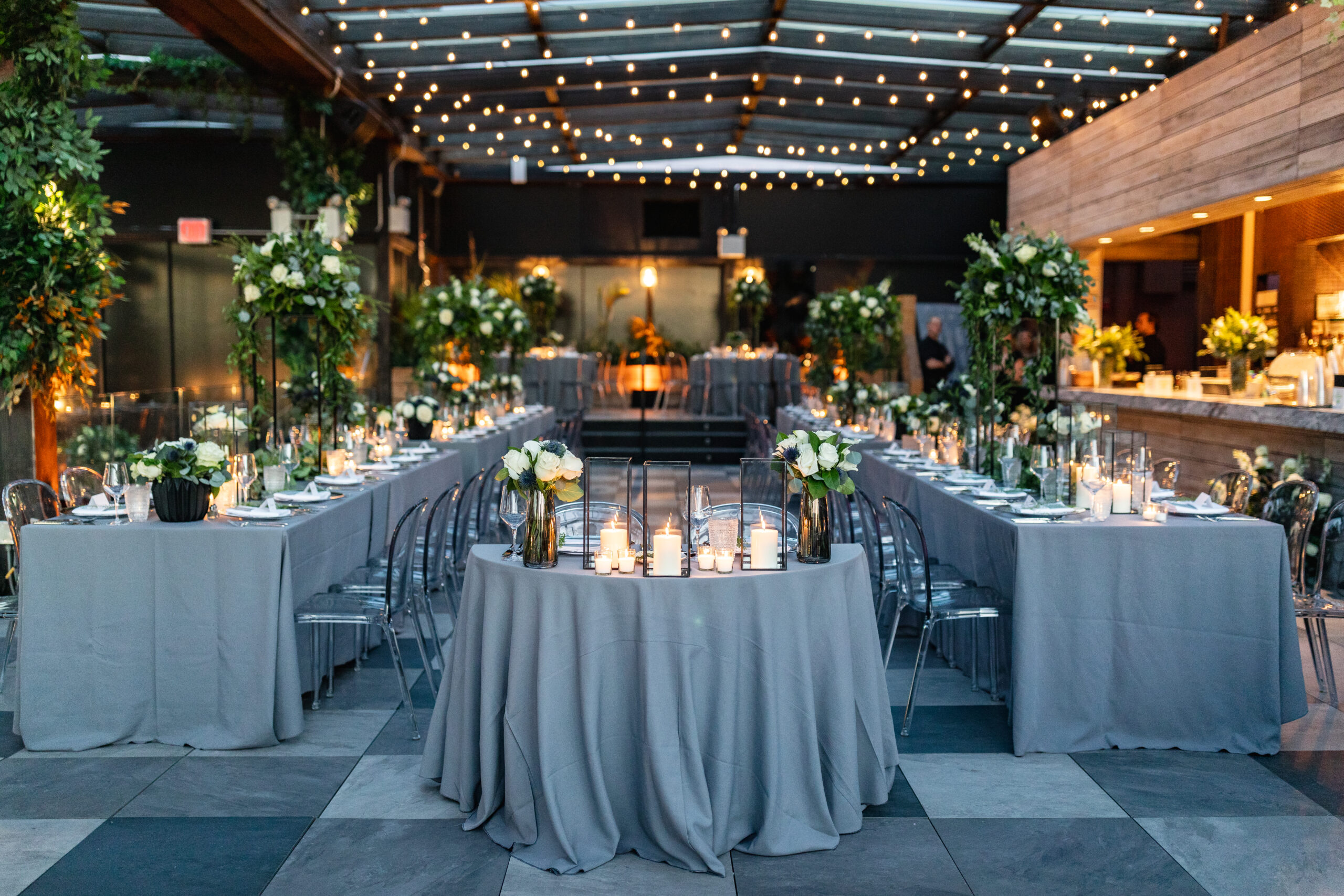 wedding venue decor at 74 wythe in brooklyn new york city