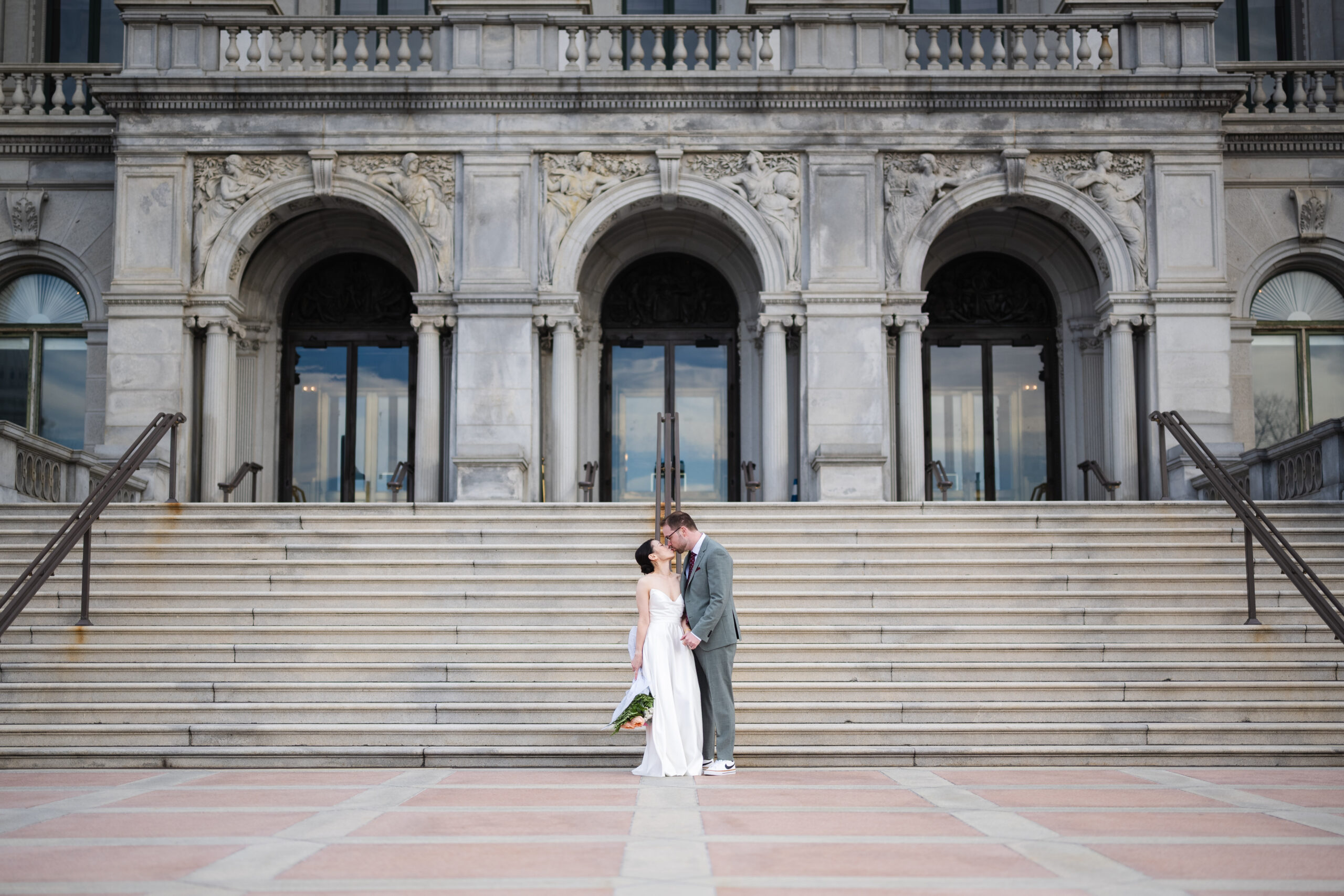 elopement wedding at library of congress