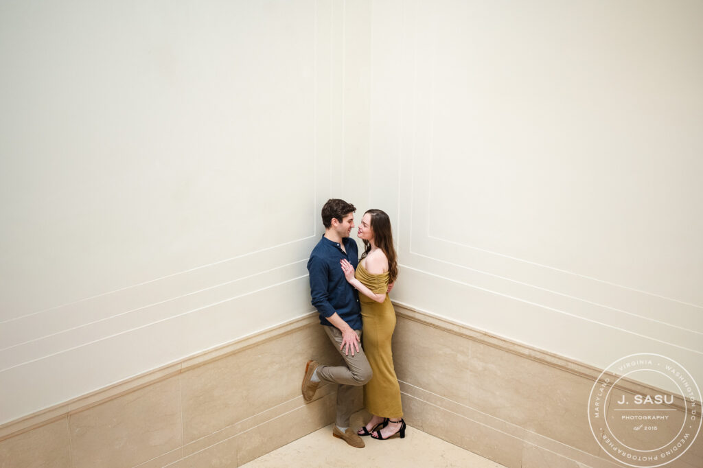 Washington DC museum engagement session